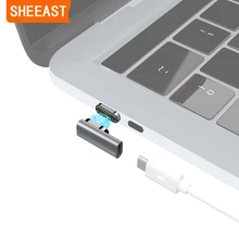 Magnetic USB C Adapter 24Pins Type C Connector Thunderbolt 3 PD 100W Fast Charging 40Gbp/s Converter for iPad MacBook Pro Switch