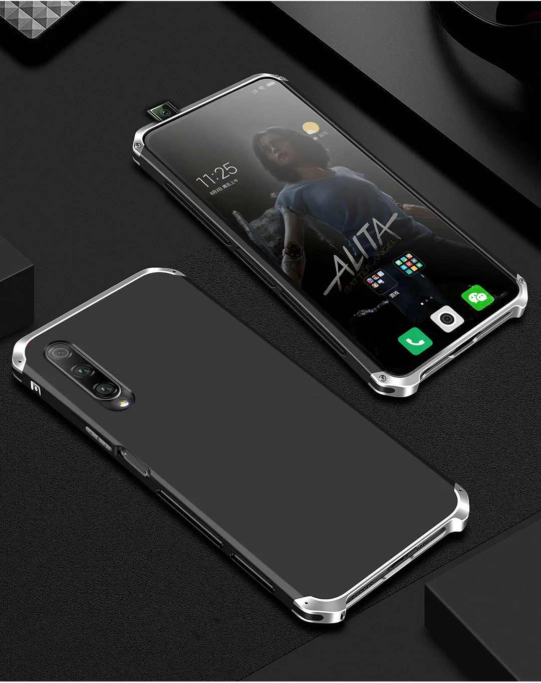 Роскошный бронированный Алюминиевый металлический корпус для huawei honor 9X 9X PRO резиновый противоударный чехол для huawei honor 9x 9x pro fundas