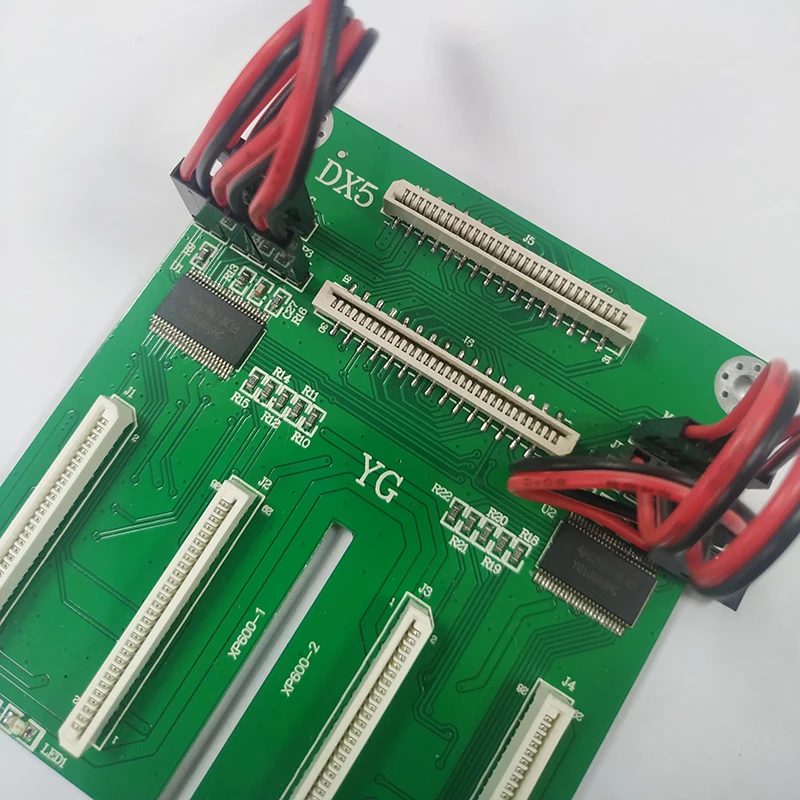 LETOP 1PCS Inkjet Printer Plotter XP600 Transfer Adapter Board For Ep DX5 To XP600 Double Print Head Convert Card With Cable