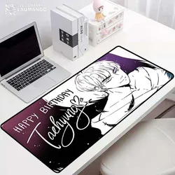 Bl alex tapete de rato acessórios kawaii tapete antiderrapante computador tapetes mousepad gamer tapete mausepad gaming teclado do portátil anime