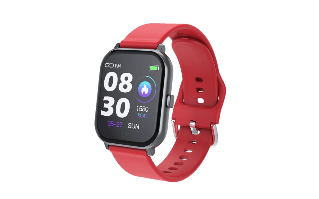 Greentiger Bluetooth T55 Смарт часы IP67 водонепроницаемый монитор сердечного ритма артериального давления спортивный трекер Smartwatch VS T80 B58 - Цвет: red