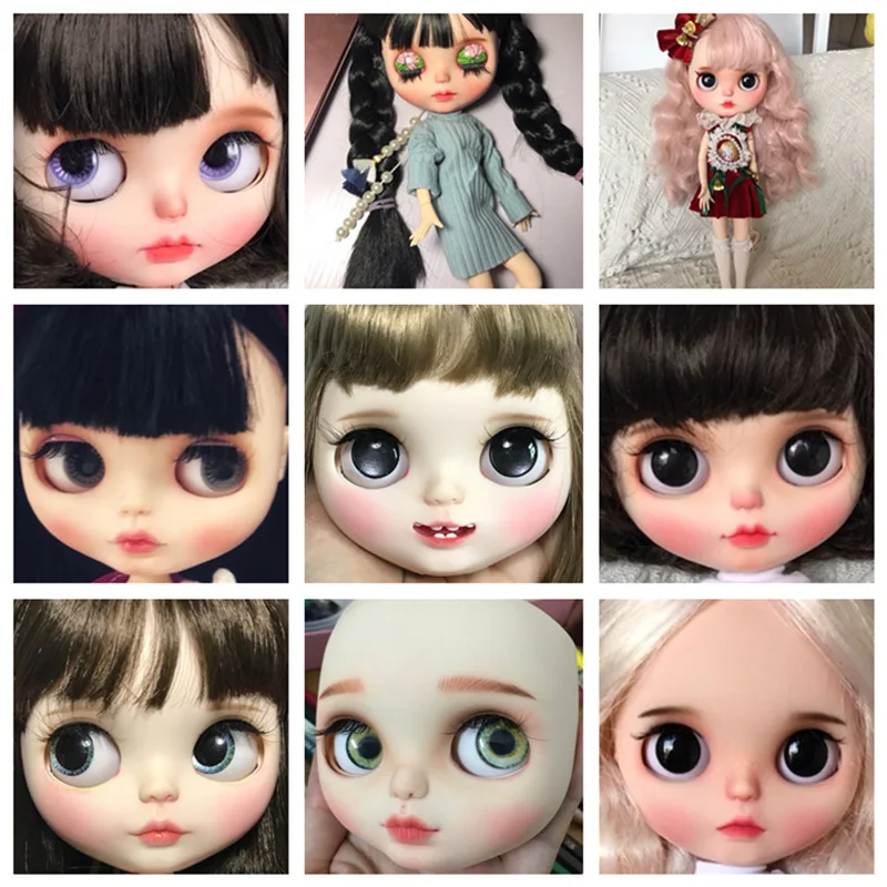 Для 1/6 Blyth кукла ICY DBS маленькая тряпичная кукла для смены ребенка без макияжа для лица сменная оболочка для макияжа оболочка для лица DIY игрушки Аксессуары