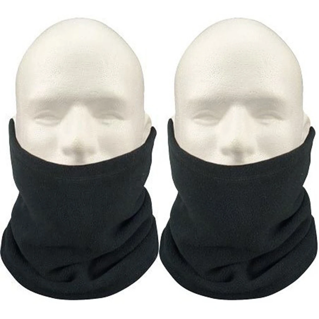 Neckwarmer Thermal Polar Fleece Snood Scraf Motorbike Cycling Riding Mens Ladies  26 x 30 cm