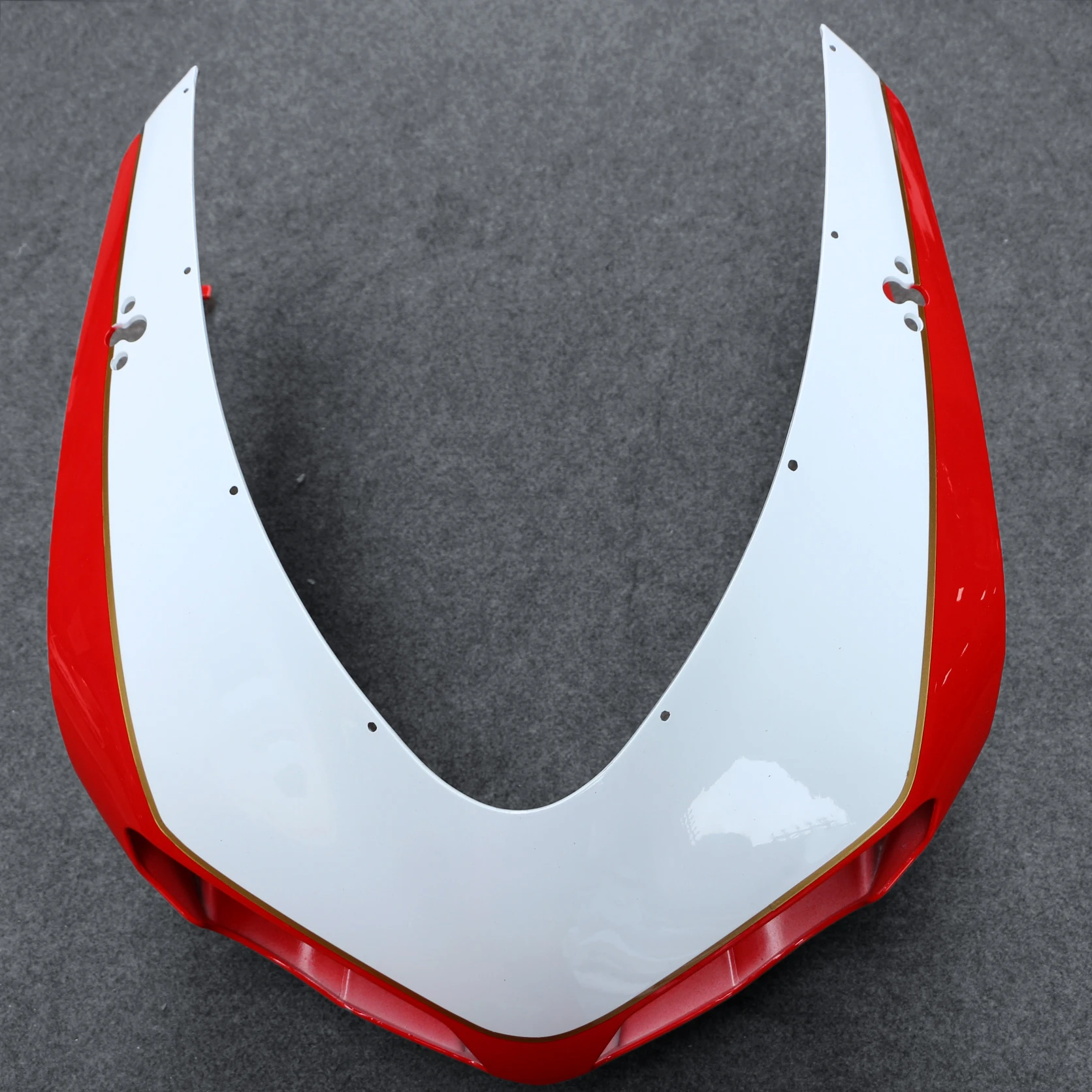 Впрыска ABS передний верхний хомут обтекатель для Ducati 848 1098 1198 07 08 09 10 11 12|for nose| |
