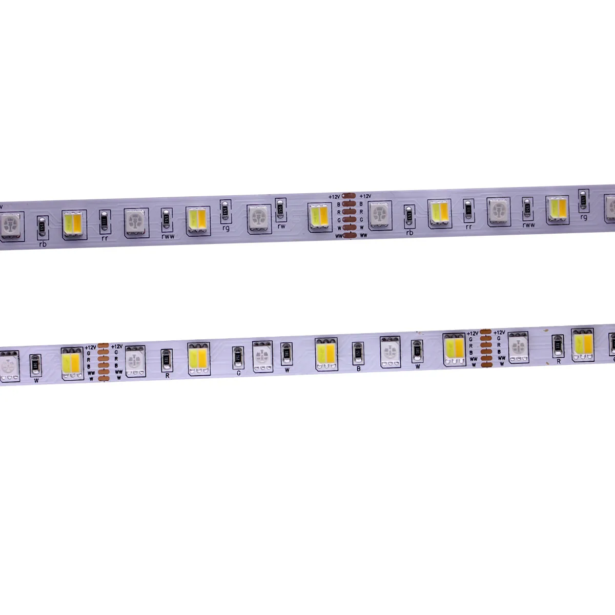 buy RGB CCT 5050 SMD LED STRIP LIGHT Dual Color RGBW Full Colour AND Dual White Temperature Adjustable12V 24V LED STRIP TAPE