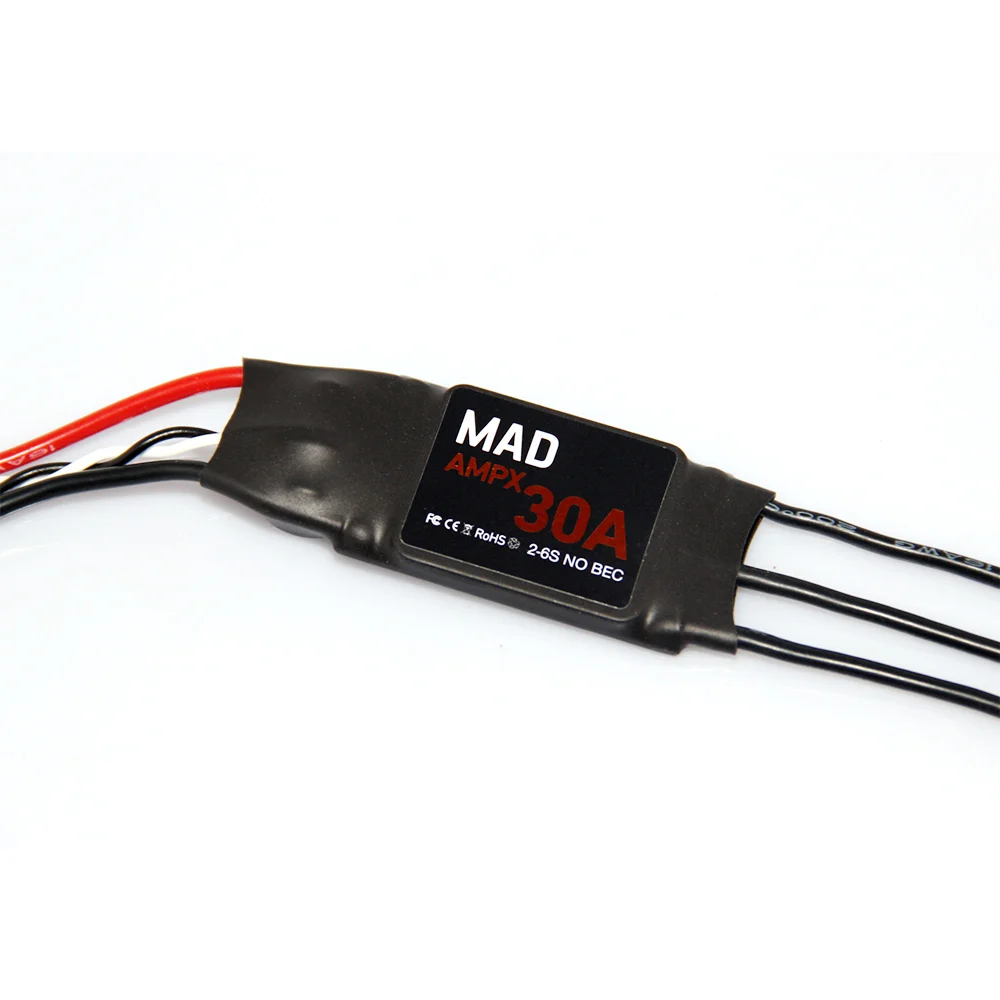 MAD AMPX ESC 30A 2 6S w/o BEC для радиоуправляемого дальнего отображения Дрон аэрофотосъемки