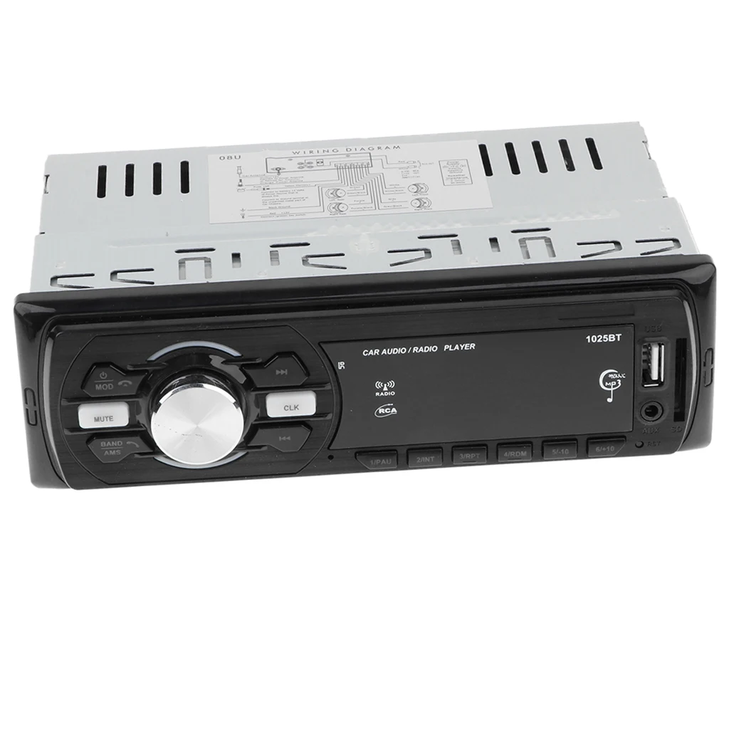 Bluetooth Car Stereo Audio In-Dash FM Aux Receiver TF USB EQ MP3 Radio Player with Remote Control