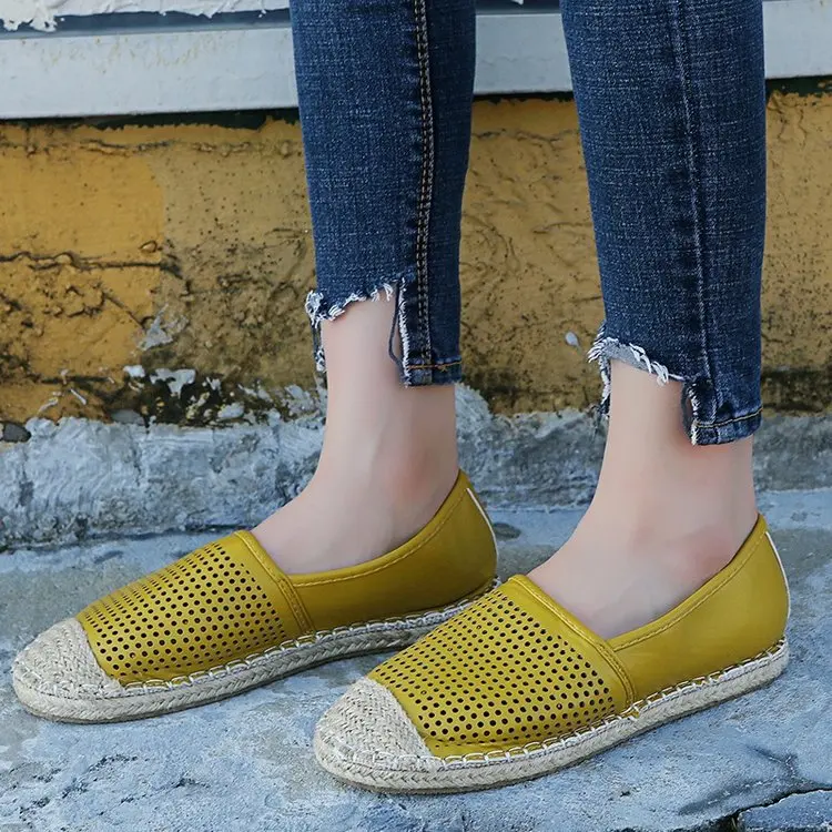 

Large women's shoes flat sole single shoes women's spring shoes without shoes women's breathable shoes lazy shoes 35-43