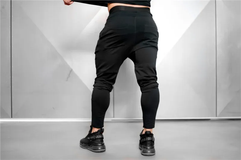 New Men's Running Pa Sweatpa Fiess Joggers 2022 Spring Male printing gym fiess Long Pa Sports Pa man_voghion.com