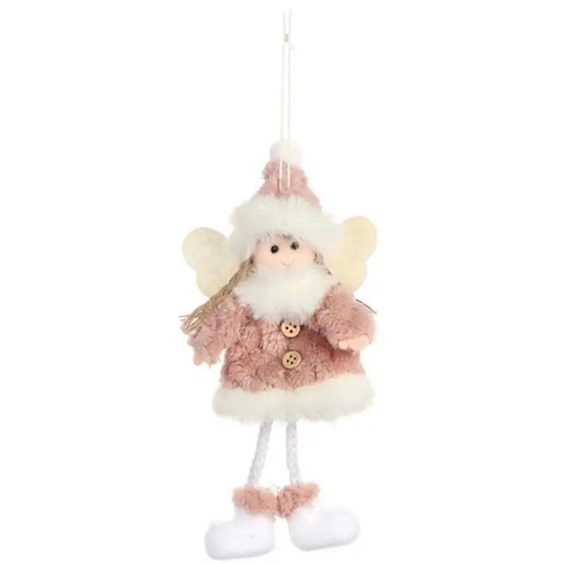 Рождественская Милая тканевая безликая кукла, имитация Санта Клауса, анимированная кукла, фигурка, игрушка, рождественские подарки, Декор, украшения, вечерние, домашний декор - Цвет: D