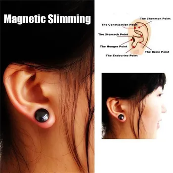 

Earings fashion jewelry Bio Magnetic Slim Ear Stickers Acupoints Loss Weight Wearing Slimming luxury earring gifts for women
