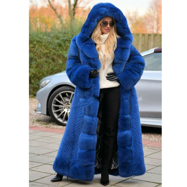 Manteau en fourrure au Renard Bleu – Luckyfind