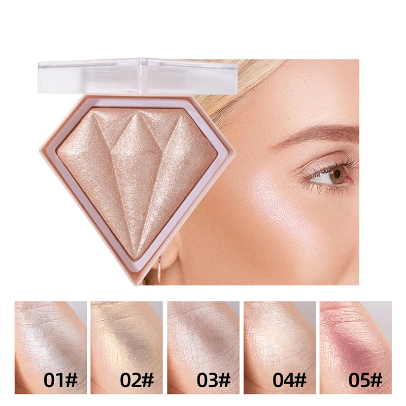 

5 colors Highlighter Facial Palette Makeup Glow Face Contour Shimmer Powder illuminator Highlight Cosmetic