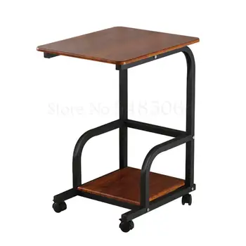 

Coffee Table Simple Kung Fu Tea Table Black Mini Small Coffee Table Movable Corner Table Sofa Water Dispenser Rack