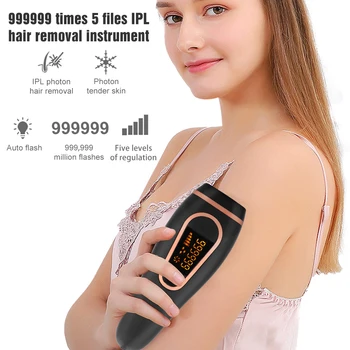 

Professional Permanent IPL Hair Removal Laser Epilator For Women 999999 Flash LCD Display Bikini Ipl Laser Hair Removal Machine