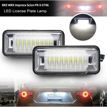 

License Plate Light,LED License Plate Lamp Assembly for Subaru BRZ Impreza WRX Legacy Crosstrek Toyota 86 Xenon White