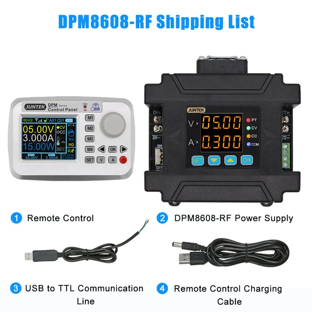 DPM8608-RF источник питания линии связи понижающее напряжение дистанционного цифрового управления постоянного напряжения тока dc-dc понижающий 60 в 8А