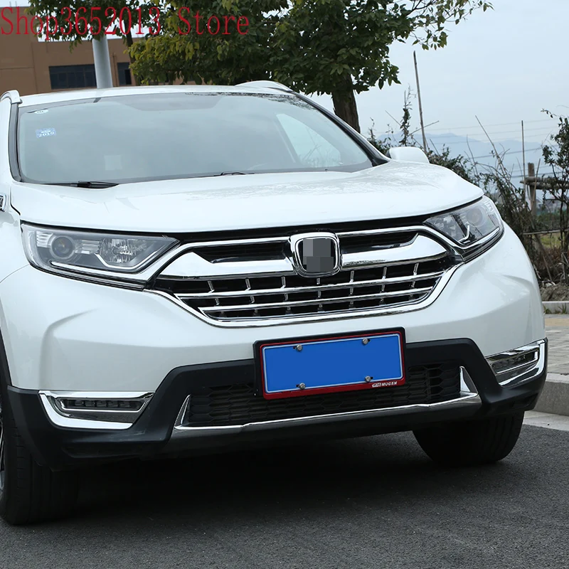 1 шт. для Honda CR-V CRV ABS хром внешняя передняя решетка радиатора декоративная крышка автомобильные аксессуары
