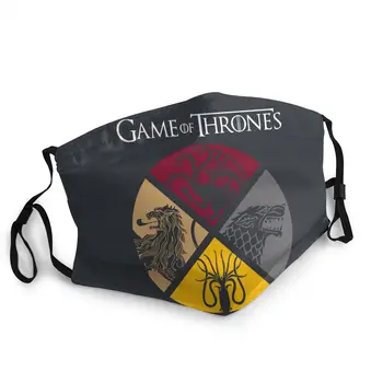 

Game Of Thrones Men Women Non-Disposable Mouth Face Mask Anti Haze Dustproof Protection Mask Respirator Mouth Muffle