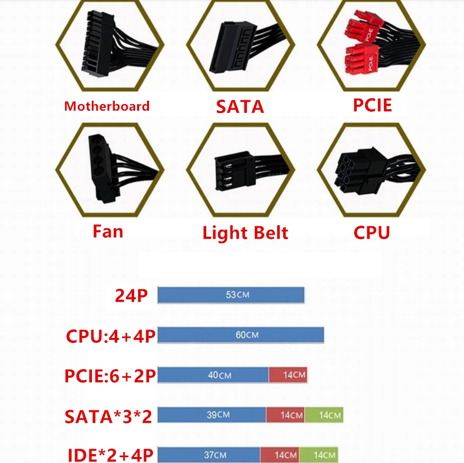 Блок питания для Aigo DIY GTX1080Ti I7 I7700 80PLUS Gold Nano Fan 500W источник питания DJ500