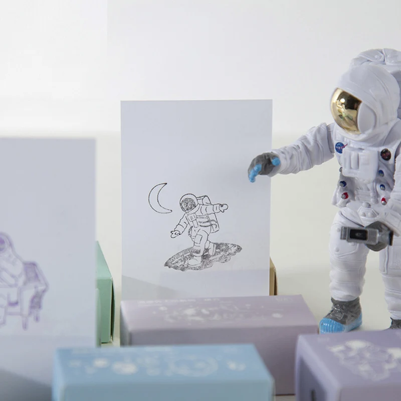 Космический костюм роуминг штамп DIY деревянные и резиновые штампы для скрапбукинга канцелярские товары Скрапбукинг Стандартный штамп