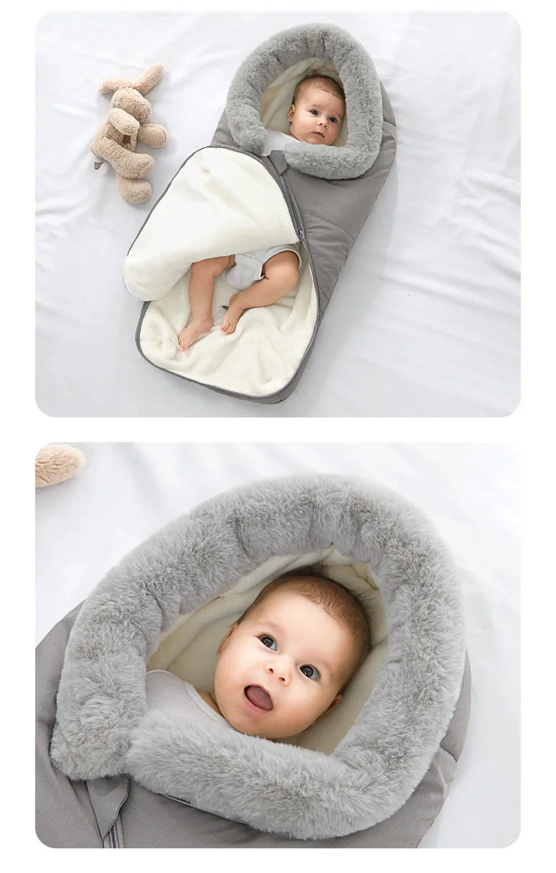 Спальный мешок для малышей, детские коляски, спальные мешки, утолщенные теплые детские коляски, ветронепроницаемый спальный мешок, анти-удар, Хлопковое одеяло