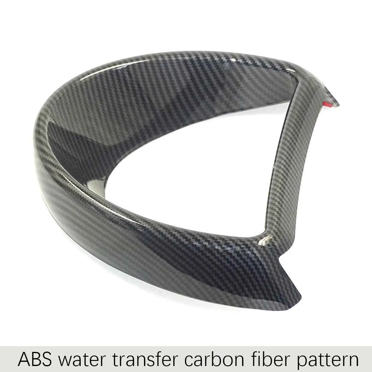 ABS carbon fiber Для смарт-453 fortwo инструмент украшения Рамка Скорость счетчик топлива mater frame модификация автомобиля Средства для укладки волос - Название цвета: ABS carbon fiber