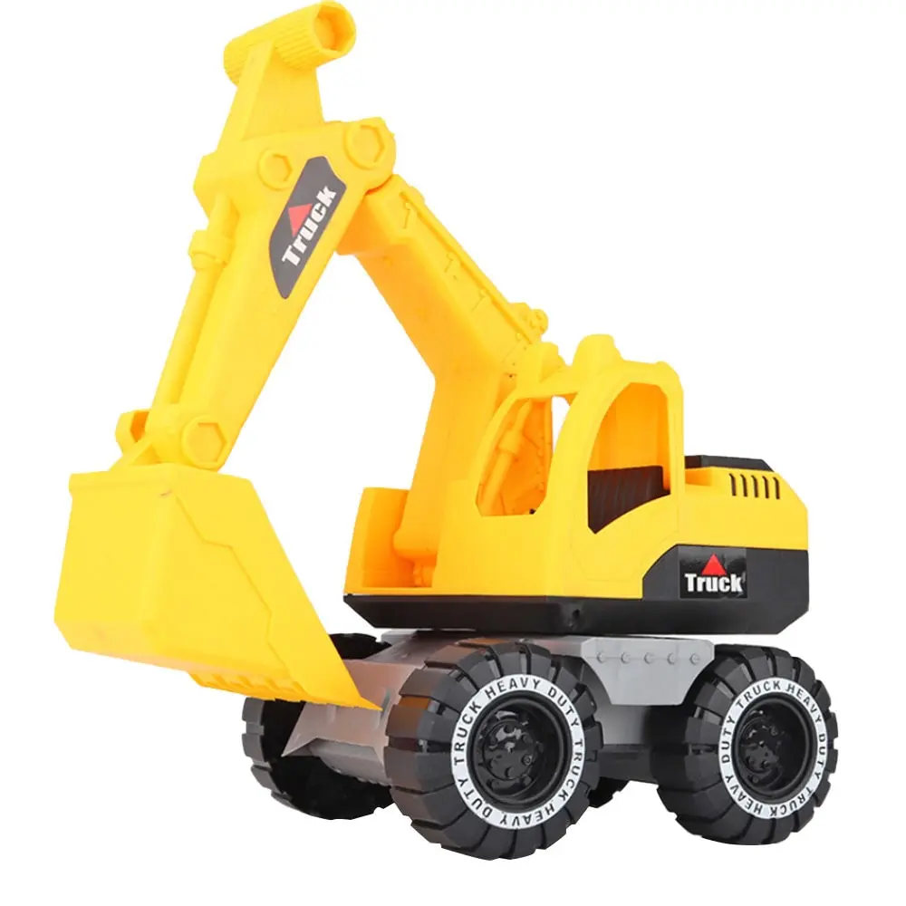 Excavadora de juguete de simulación de coche de ingeniería para bebés, modelo de camión de volteo de juguete, Mini regalo para niños