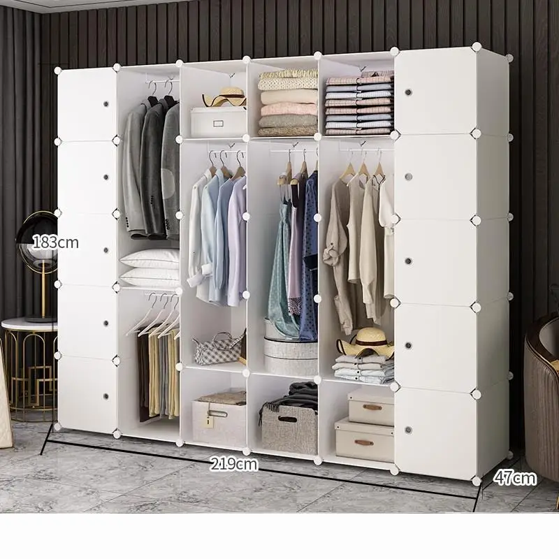 Каса мобили хранения Meble Kleiderschrank Meuble Placard Rangement Armario Ropa De Dormitorio шкаф Guarda Roupa Mueble гардероб - Цвет: Version R