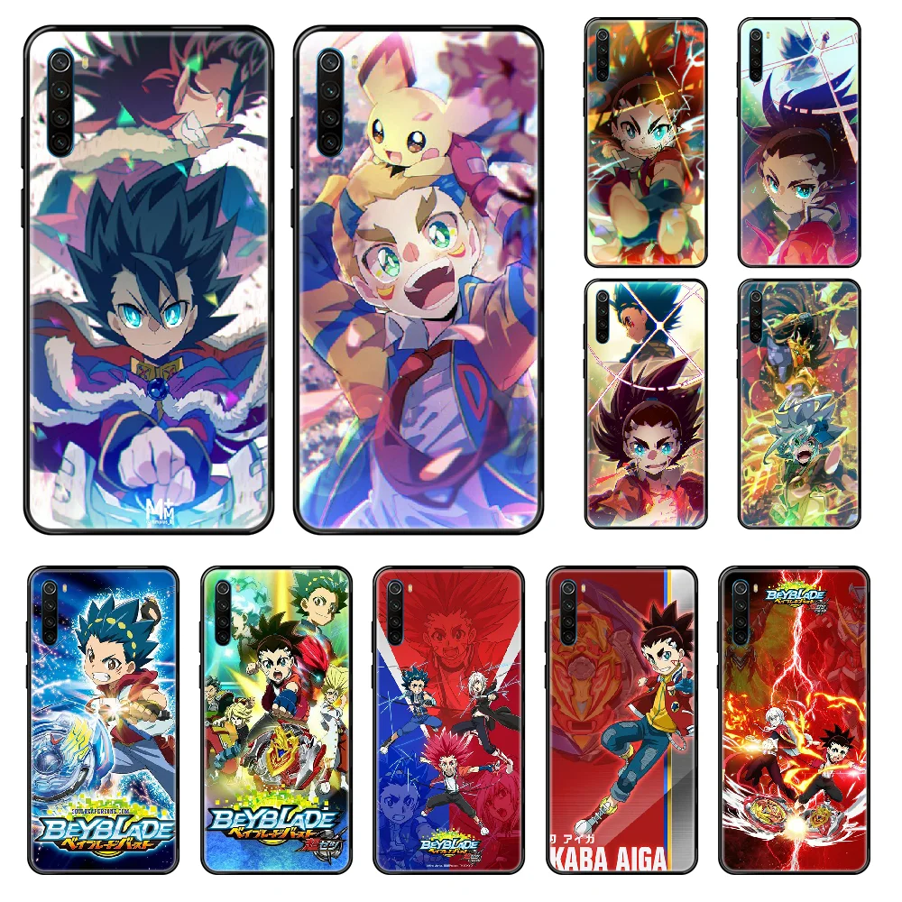 Чехол Beyblade Burst для Xiaomi Redmi Note S2 4 5 6 7 8 A S X Plus Pro черный водонепроницаемый с рисунком |