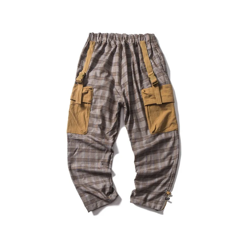 

City Where the Product Summer Wear New Style Japanese-style Retro Pattern Postman Casual Pants Large Size MEN'S Trousers