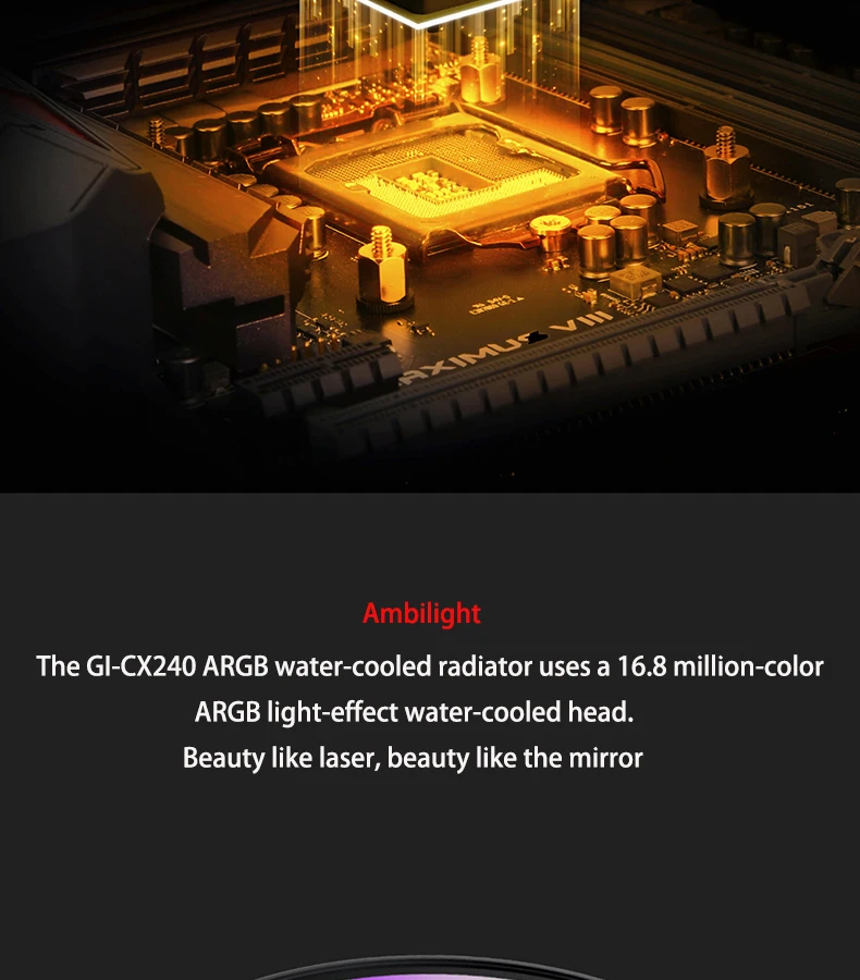 Водяное охлаждение ЦП GI-CX240/360