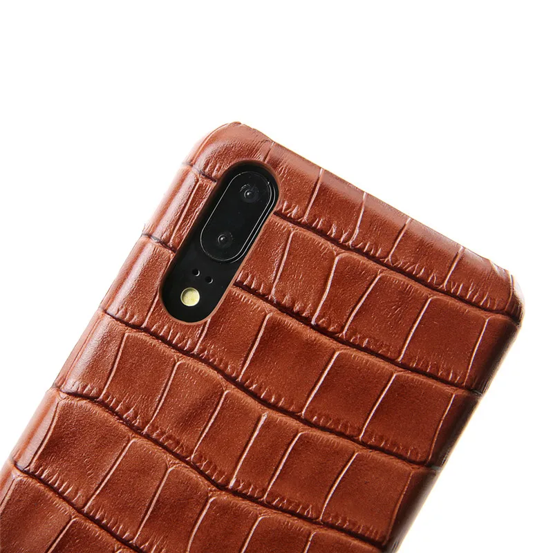 P20 кожаный чехол для huawei P20 Pro Чехол роскошный крокодил P20 задняя крышка тонкий PC P20Pro Coque для huawei P20 Pro Funda чехол s