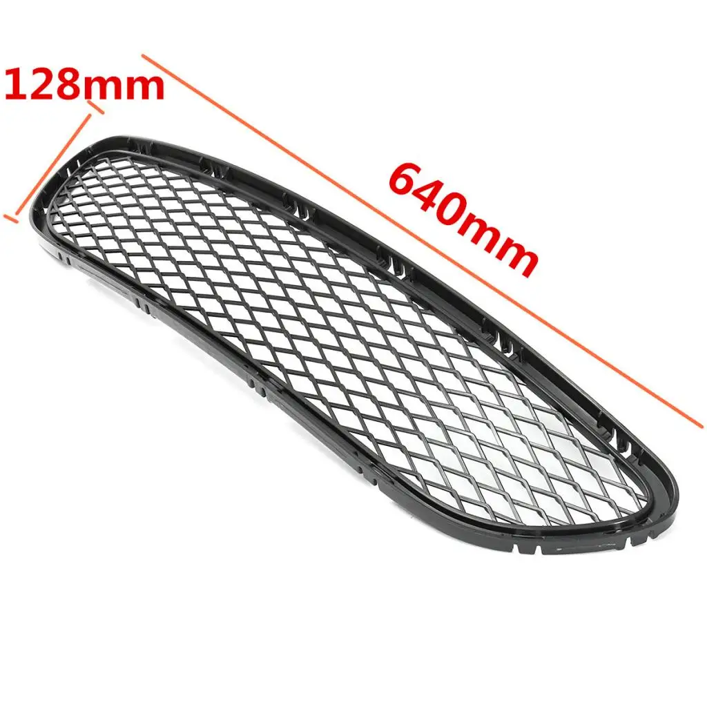 640*128*50mm ABS Plastic Front Bumper Lower Grille For BMW E90 E91 325i 328i 335i 2009-2012
