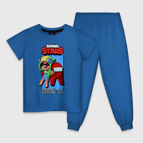 Pijamas de algodón para niños, ropa de descanso, León, Brawl Stars -  AliExpress
