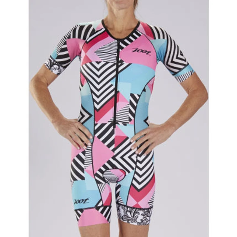 suits zoot Pro team, женский Профессиональный триатлон, костюм с коротким рукавом, спортивный костюм, для гонок, для велоспорта, Ropa ciclismo - Цвет: suits