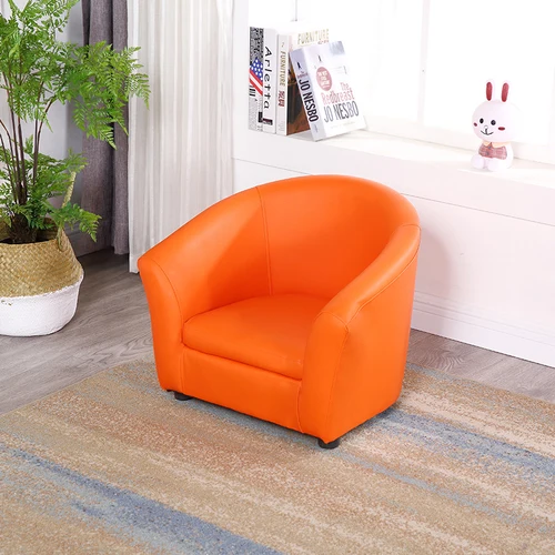 Orange Sofa Детский мини-ленивый диван-стул, один прекрасный стул для девочки, детский диван в детском саду, нордический мешок в виде фасоли, кровать, подарок - Цвет: Orange Sofa