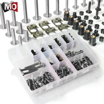 

For Ducati MONSTER 1200R 1200S 400 600 M600 620 MTS 695 696 750 W/40mm Forks Motorcycle Fairing Spring Bolts Fastener Clips