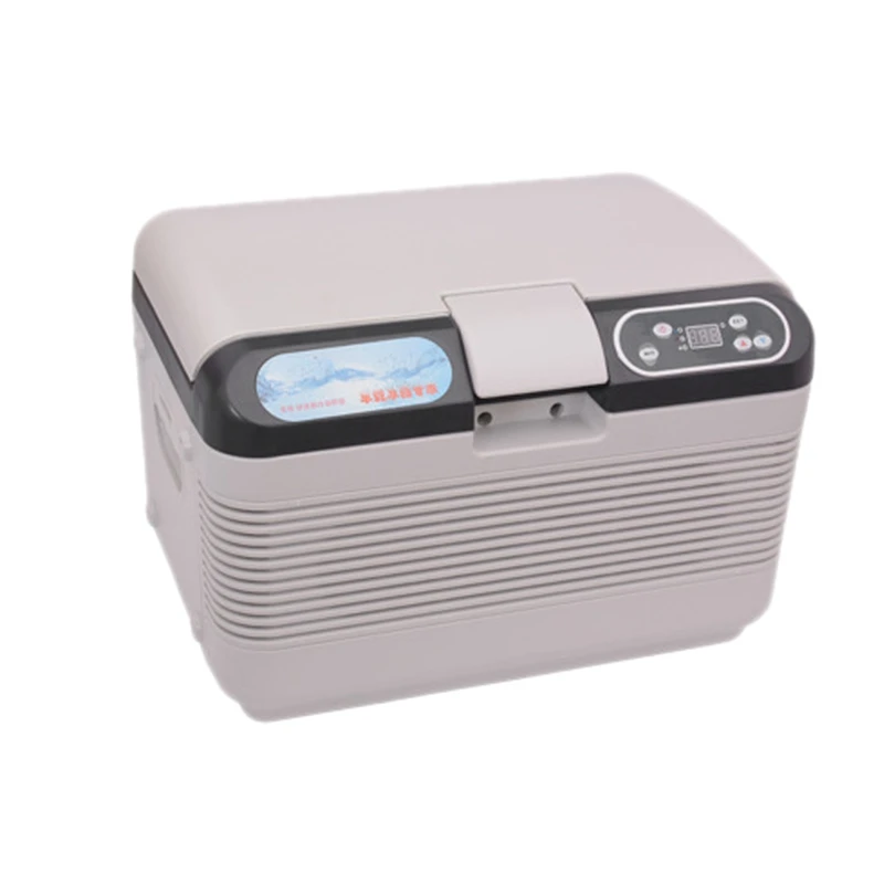 

DC 12V / 24V Car Refrigerator 12L Mini Compressor Home Car Refrigerator Travel Double Central Refrigerator Box Electronic Incuba