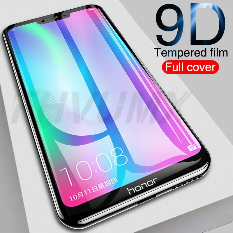 

9D Tempered Glass For Huawei honor 8 9 10 20 Lite Screen Protector On The Honor 10 V8 V9 Play V10 V20 Full Cover Protective Film