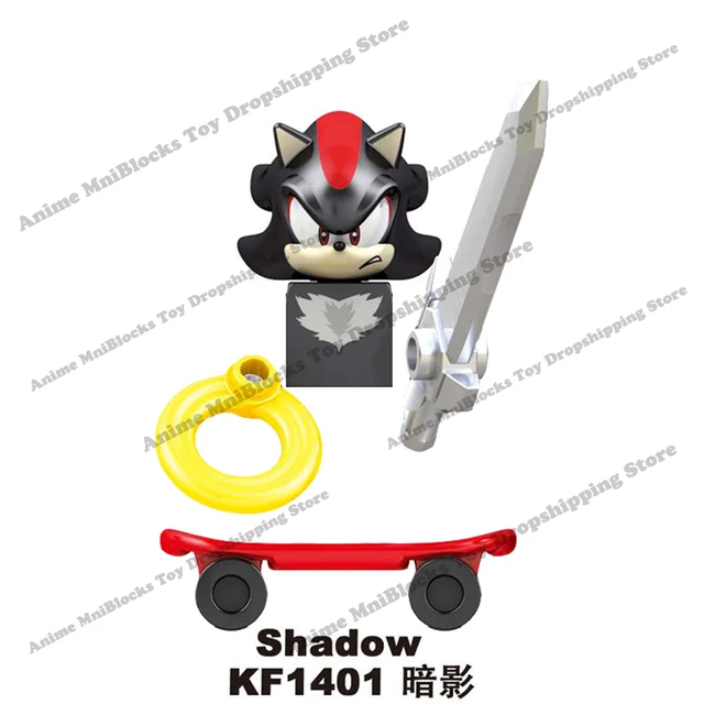 KF6123 SINGLE SALE Movie Sonic Building Blocks anime Bricks Amy Rose Ray Storm Shadow mini Dolls Action Figure Assembly Toy gift green
