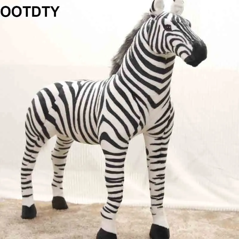 cebra de peluche