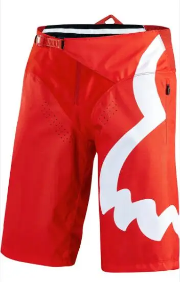 Новинка г. Naughty Fox MX мотоциклетные горные велосипедные шорты для верховой езды летние спортивные короткие штаны гонки MTB - Цвет: Красный