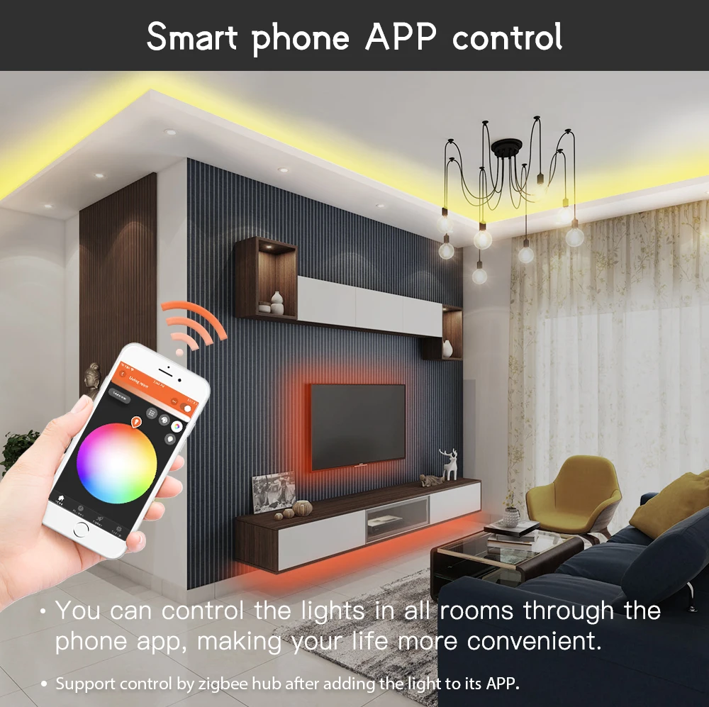 GLEDOPTO zigbee умный дом автоматизация многофункциональная изменение цвета rgb