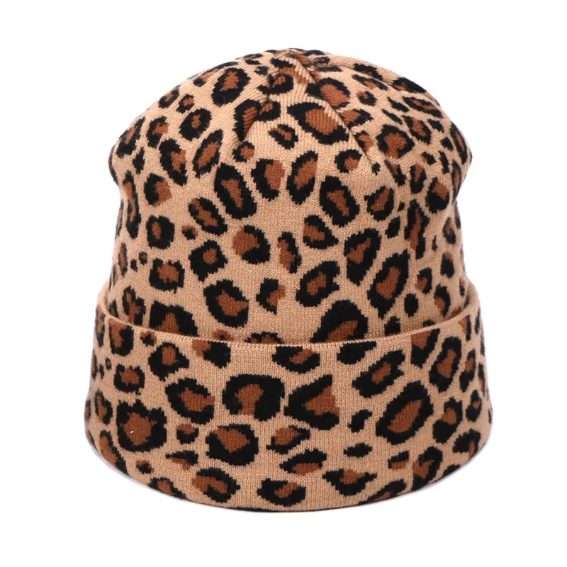 Модная новая леопардовая Шапка-бини осенне-зимняя мужская и женская наружная теплая шляпа бархатная хлопковая безопасная шапка ветронепроницаемая шапочка-маска - Цвет: A
