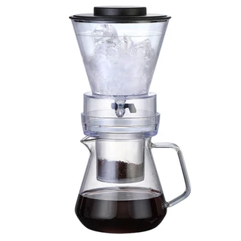 

Portable 500Ml Drip Coffee Maker Ice Drops High Borosilicate Glass PP Material coffee machine capsule espresso machine
