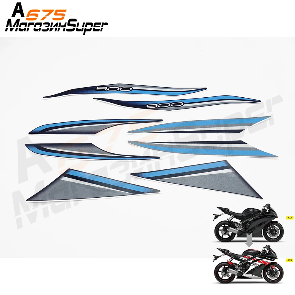 Новинка 4 цвета 3M наклейки обтекатели для Kawasaki Z900 2017 2018 2019 гоночные мотоциклы