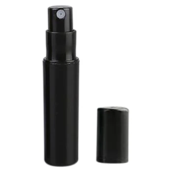 

Hot YO-100Pcs / Lot 2Ml Black Plastic Perfume Spray Bottle Sample Spray Sprayer Atomizer Perfume Bottle
