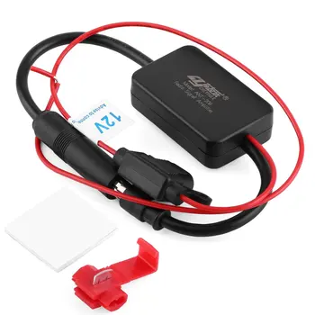 

12V Car Automobile Radio Signal Amplifier ANT-208 Auto Vehicles FM Aerial Booster For Enhancing Signals Black Hot