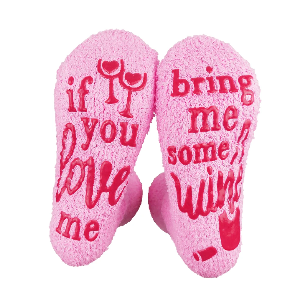 

2019 New Arrival Women's Socks If You Love Me Bing Me Chocolate Coffee Wine Woman Socks Christmas Gifts Gift Dropshipping